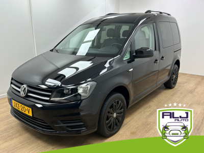 Volkswagen Caddy occasion 1.4 tsi trendline | zwart | tweedehands volkswagen caddy | airco | cruisecontrol | bluetooth en carplay