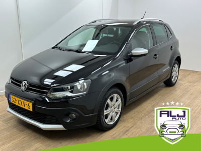 Volkswagen Polo occasion 1.2 tsi cross | zwart | tweedehands volkswagen polo | cruisecontrol | airco | bluetooth met touch adapter