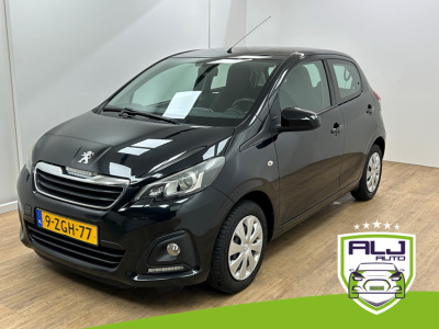 Peugeot 108 occasion 1.0 vti active | zwart | tweedehands peugeot 108 | airco | bluetooth audio