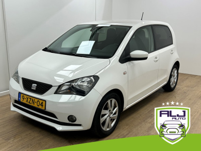 Seat Mii occasion 1.0 sport dynamic | wit | tweedehands seat mii | airco | stoelverwarming | aux audio