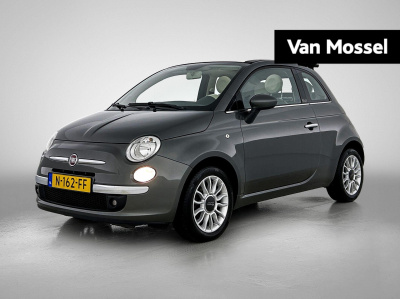 Fiat 500 C 1.2 lounge | lmv | parkeer sensoren | cabrio | airco | stoel verwarming | bluetooth
