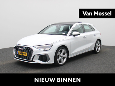 Audi A3 sportback 35 tfsi s edition | automaat | stoelverwarming | panorama dak | camera | navigatie | virtual cockpit | sport stoelen | climate control | led | bluetooth | parkeersensoren