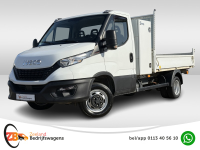 Iveco Daily 35c16 2.3 300 kipper | dubbellucht | trekhaak | leder | opbergkist | airco | cruisec.