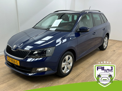 Skoda Fabia combi occasion 1.2 tsi style | blauw | tweedehands skoda fabia | airco | usb audio | cruisecontrol | trekhaak