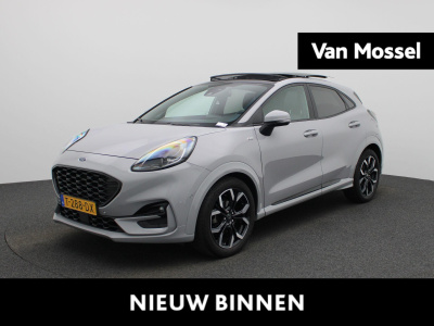 Ford Puma 1.0 ecoboost hybrid st-line x | panorama dak | b&o | virtual cockpit | navigatie | elec. achterklep | apple carplay / android auto | camera | parkeersensoren | stoel - stuurverwarming | verwarmde voorruit | lane assist | l...