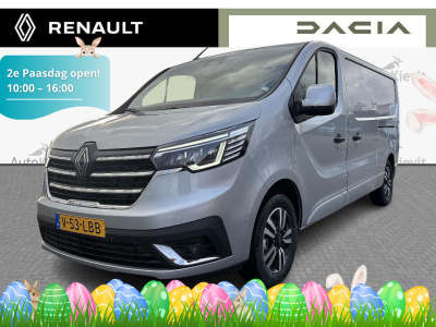 Renault Trafic 2.0 blue dci 170 edc t30 l2h1 extra - zijschuifdeur links zonder ruit,17\" lichtmetalen velgen 'avens noir diamantée' in aluminium en zwart,reservewiel