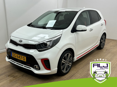 Kia Picanto occasion 1.2 cvvt gt-line | wit | tweedehands kia picanto | airco | stoelverwarming | carplay | cruisecontrol