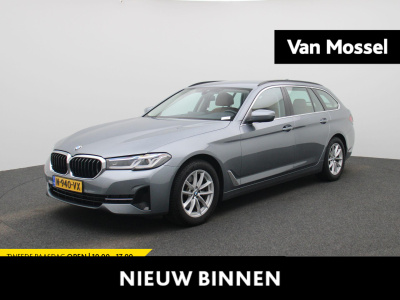 BMW 5 Serie touring 520i business edition plus | automaat | lmv | navigatie | stoel verwarming | virtual cockpit | leder |  parkeer sensoren | elec. achterklep | virtual cockpit | camera | climate control | cruise control | dab |