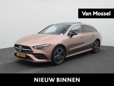 Mercedes-Benz Cla shooting brake 250 e business solution amg limited | automaat | stoel verwarming | half leder | lmv | camera | parkeer sensoren | navigatie | sfeer verlichting | trekhaak | virtual cockpit