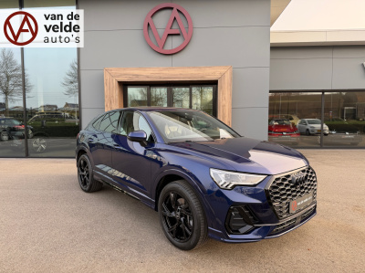 Audi Q3 sportback 45 tfsi e s-line | camera | black optiek | trekhaak | dode hoek | keyless | carplay | rijklaar incl. garantie