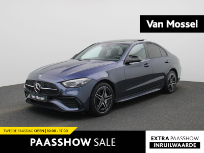 Mercedes-Benz C-Klasse 300 e amg line | automaat | panoramadak | climate control | navigatie | apple carplay / android auto | memory seats | stoelverwarming | led | heads-up display | 360 camera | lichtmetalen amg velgen |  btw auto |
