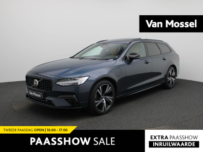 Volvo V90 t6 plug-in hybrid awd ultra dark | automaat | panoramadak | navigatie | apple carplay / android auto | harman kardon | stoelkoeling en verwaming | stuurverwarming | leder | heads-up display | achterbank verwarmd | trekhaak...