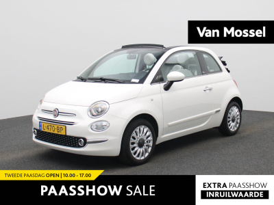 Fiat 500 C 1.0 hybrid star | cabrio | parkeer sensoren | dab | bluetooth | lmv | climate control | half leder | cruise control | lage km stand