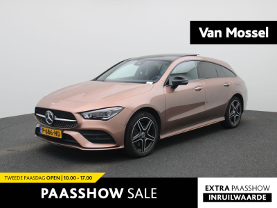 Mercedes-Benz Cla shooting brake 250 e business solution amg limited | automaat | stoel verwarming | half leder | lmv | camera | parkeer sensoren | navigatie | sfeer verlichting | trekhaak | virtual cockpit
