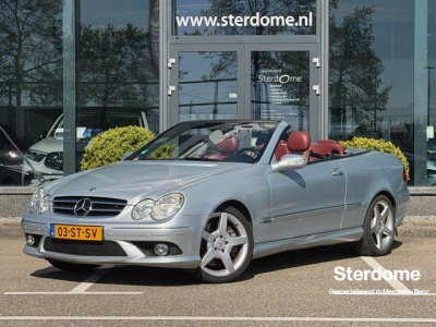 Mercedes-Benz Clk-klasse cabrio 350 avantgarde amg line l memory pakket l comand l pts l tempomaat l airconditioning l stoelverwarming l nederlands nieuw geleverde auto l youngtimer regeling mogelijk l