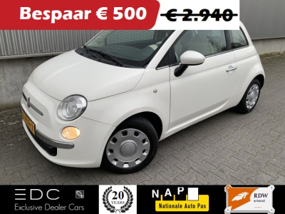 Fiat 500 1.2 airco | elektr. ramen | ned. auto met nap etc.