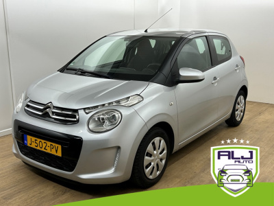Citroen C1 occasion 1.0 e-vti airscape shine | grijs | tweedehands citroen c1 | airco | cruisecontrol | bluetooth audio