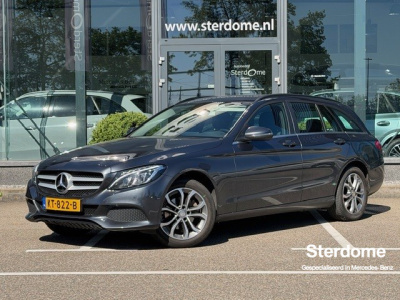 Mercedes-Benz C-Klasse estate 200 cdi l ambition l led l wegklapbare trekhaak l pts l regensensor l comand aps l airco l interieur verlichtingspakket l tempomaat l stoelverwarming l ergonomie pakket l dealer onderhouden l euro 6 l