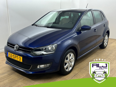 Volkswagen Polo occasion 1.2 tsi highline | blauw | tweedehands volkswagen polo | airco | cruisecontrol | carplay audio
