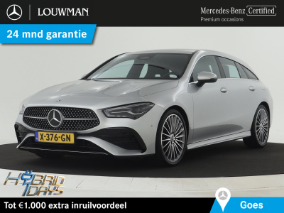 Mercedes-Benz Cla shooting brake shooting brake 180 amg | keyless go | sfeerverlichting | car play | stoelverwarming | parkeerpakket met camera | inclusief 24 maanden mercedes-benz certified garantie voor europa.
