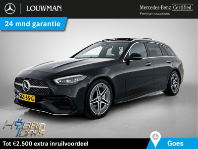 Mercedes-Benz C-Klasse estate 180 star edition amg panoramadak elct. | 5 spaaks licht metalen velgen | naviagtie | parking support met camera achter\| inclusief 24 maanden mercedes-benz certified garantie voor europa.