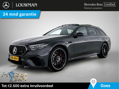 Mercedes-Benz E-Klasse estate mercedes-amg 53 4matic+ | amg dynamic plus paket | panoramadak | trekhaak | amg night 1+2 | dc lader | 21 inch amg velgen. inclusief 24 maanden mb certified garantie voor europa.