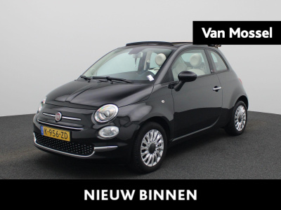 Fiat 500 C 1.0 hybrid lounge | cabrio | lmv | dab | bluetooth | climate control | cruise control | parkeer sensoren | lage km stand