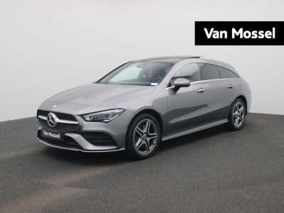 Mercedes-Benz Cla shooting brake 250 e amg line | automaat | stoel verwarming | trekhaak | schuif/ kantel dak | lmv | camera | sfeer verlichting | parkeer sensoren | navigatie | virtual cockpit