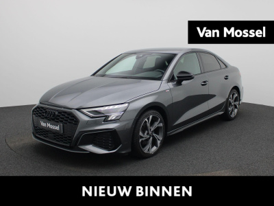 Audi A3 limousine 30 tfsi s edition | automaat | navigatie | vlak stuur | camera | stoelverwarming | leder | virtual cockpit | cruise control | led | climate control | lichtmetalen velgen |