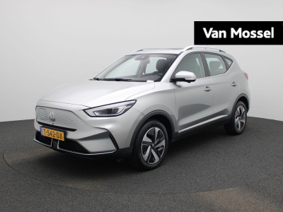 MG Zs Ev long range luxury 70 kwh 3-fase 11kw-lader | leder | panoramadak | led koplampen | navi | carplay | stoelverwarming | 360 camera |