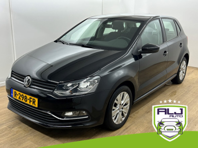 Volkswagen Polo occasion 1.2 tsi highline | zwart | tweedehands volkswagen polo | airco | stoelverwarming | bluetooth / carplay