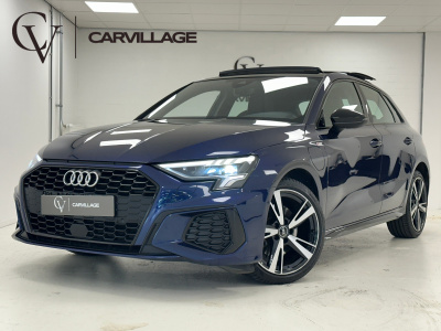 Audi A3 sportback 40 tfsi e s line | navarra blue | panoramadak | leer | adaptief cruise control |