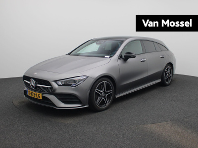 Mercedes-Benz Cla shooting brake 200 business solution amg | automaat | schuifdak | focal | trekhaak | apple carplay / android auto | stoel- stuurverwarming | 360 camera | memory seats | adaptieve cruise control | sfeerverlichting | virtual...