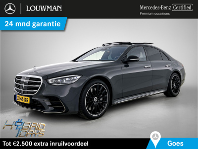 Mercedes-Benz S-klasse 580e 4matic amg plug in hybride | nightpakket | premium plus pack | burmester 3d sound system | inclusief 24 maanden mb certified garantie voor europa.