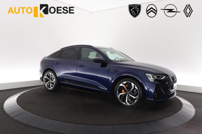 Audi E-tron sportback 55 quattro s edition 95 kwh 408 pk| head-up display | luchtvering | elektronische kofferklep | camera