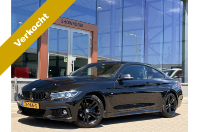 BMW 4 Serie coupé 420i m-sport shadow line | cruise | leder | achteruitrijcamera | led | navi | afn. trekhaak |