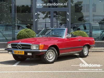 Mercedes-Benz Sl 280 sl roadster l leder l nieuwe soft top l hardtop l elektrische ramen l complete onderhoud historie i radio l startblokkering l taxatie rapport aanwezig l