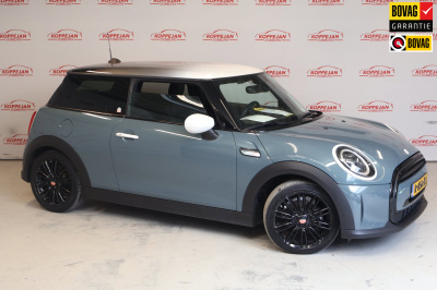 Mini 3-deurs 1.5 cooper multitone edition org nl,facelift, stoelverw, leder, keyless,