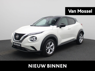 Nissan Juke 1.0 dig-t tekna | automaat | keyless | sport stoelen | dab | half leder | bose | navigatie | climate control | lmv | bluetooth | stoel verwarming | camera 360 |