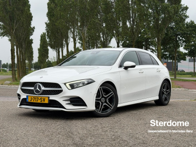 Mercedes-Benz A-Klasse 180 business solution amg l automaat l camera l tempomaat l stoelverwarming l led high perfromance i zit comfort pakket l smartphone integratie pakket l