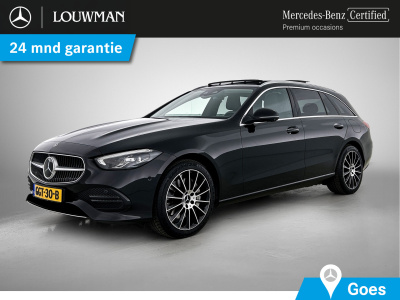 Mercedes-Benz C-Klasse estate 300 e plug-in hybride | panoramadank |  trekhaak | cruise control | 360° camera | inclusief 24 maanden mb certified garantie voor europa.