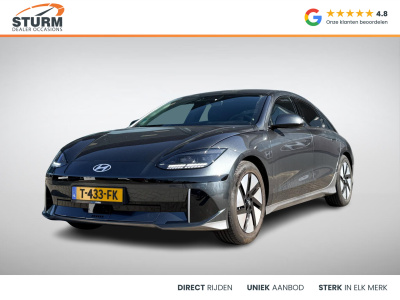 Hyundai Ioniq 6 connect 77.4 kwh soh 98%| head-up display | camera | apple carplay/android auto | warmtepomp | adapt. cruise control | dodehoek | stuur- + stoelverwarming |