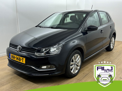 Volkswagen Polo occasion 1.2 tsi highline | zwart | tweedehands volkswagen polo | airco | cruise | bluetooth | automaat