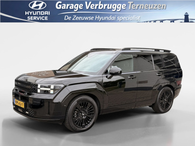 Hyundai Santa Fe 1.6 t-gdi phev black line 6 zits | elek. trekhaak | full options | leder | captain seats