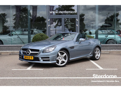 Mercedes-Benz SLK 200 amg line i airscarf i stoelverwarming i automaat i led-dagrijlicht i lederen bekleding i i nederlandse auto i alarm i spiegelpakket i airco i analoge klok i