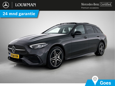 Mercedes-Benz C-Klasse estate 300 e amg line | trekhaak | panoramadak | 360° camera | head up display | inclusief 24 maanden mercedes-benz certified garantie voor europa.