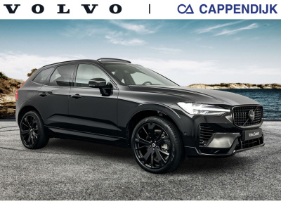 Volvo XC60 t6 398pk recharge ultra black edition| pano| 360camera| trekhaak| adap.cruise
