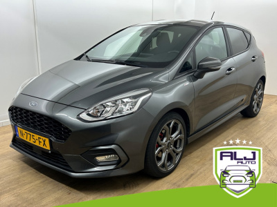 Ford Fiesta occasion 1.0 ecoboost titanium | grijs | tweedehands ford fiesta | airco | cruise lim| carplay | stoelverwarming