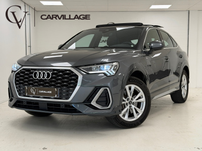 Audi Q3 sportback 45 tfsi e s line | trekhaak | panoramadak | elektrische stoelen |