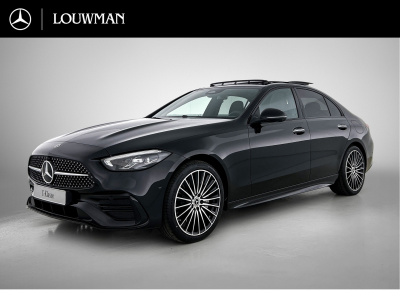 Mercedes-Benz C-Klasse 300 e 140 years edition | comfortpakket plus | nightpakket | parkeerpakket met 360°-camera | trekhaak | guard 360° plus | middenconsole metaalstructuur | panoramaschuifdak | 19" multispaaks lichtmetalen amg-velgen | guard ...